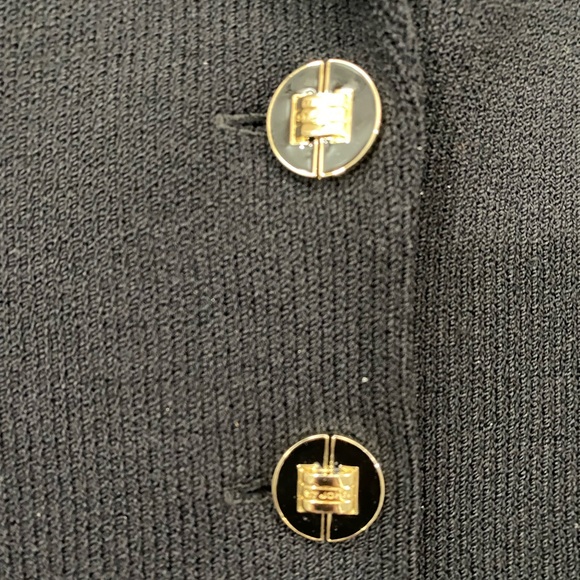 ST. JOHN COLLECTION Vintage Black Blazer - Picture 6 of 9